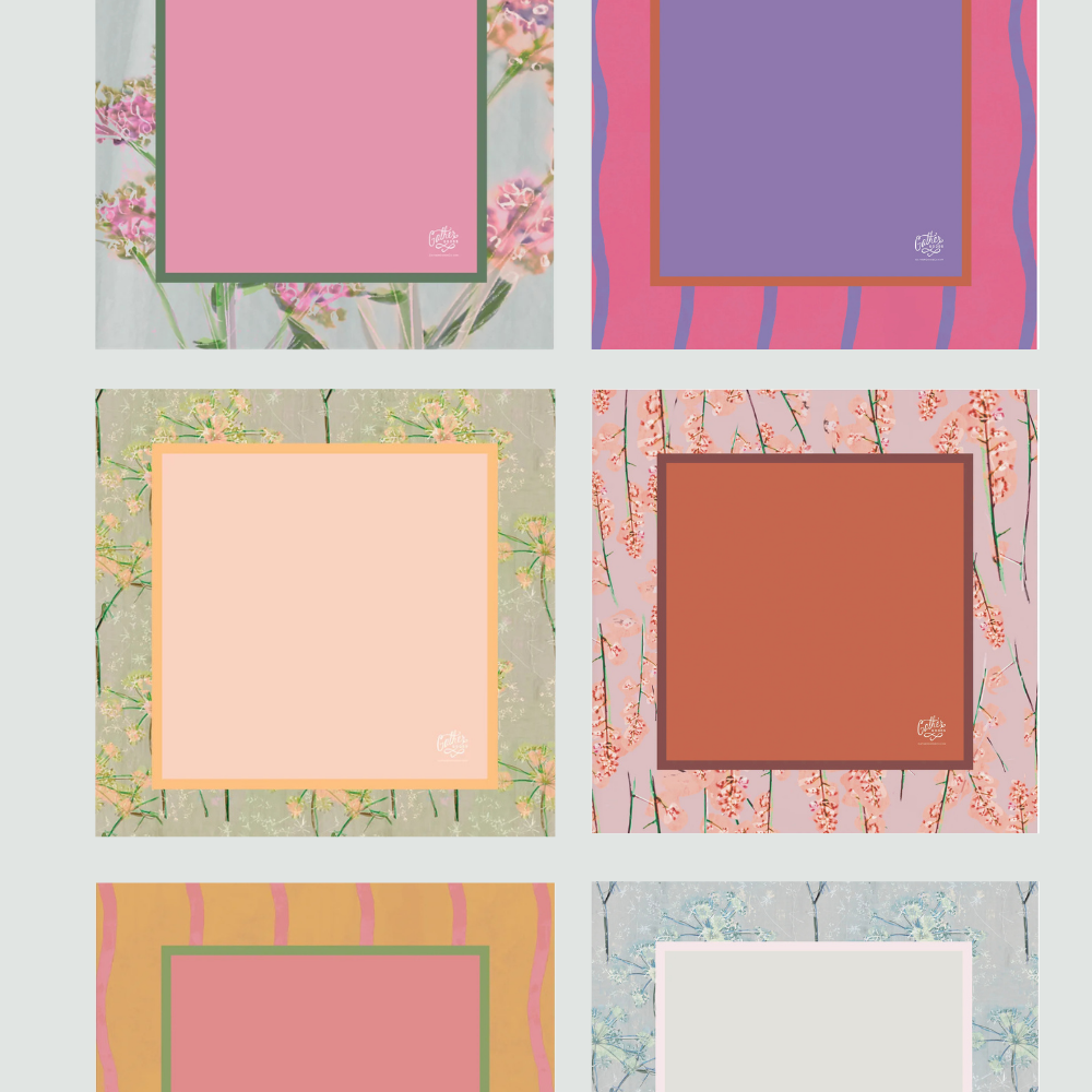 Mahjong Mat Designs by Gather Goods Co