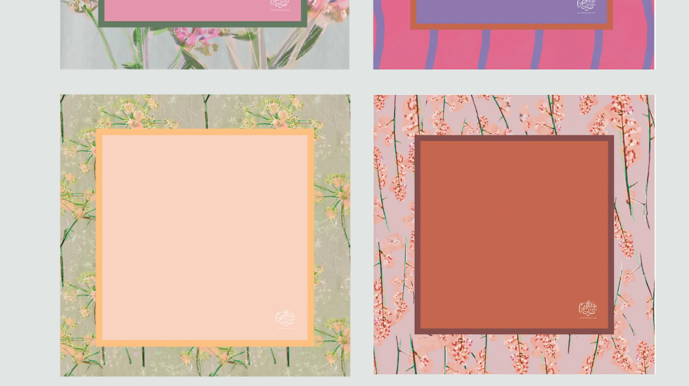 Mahjong Mat Designs by Gather Goods Co