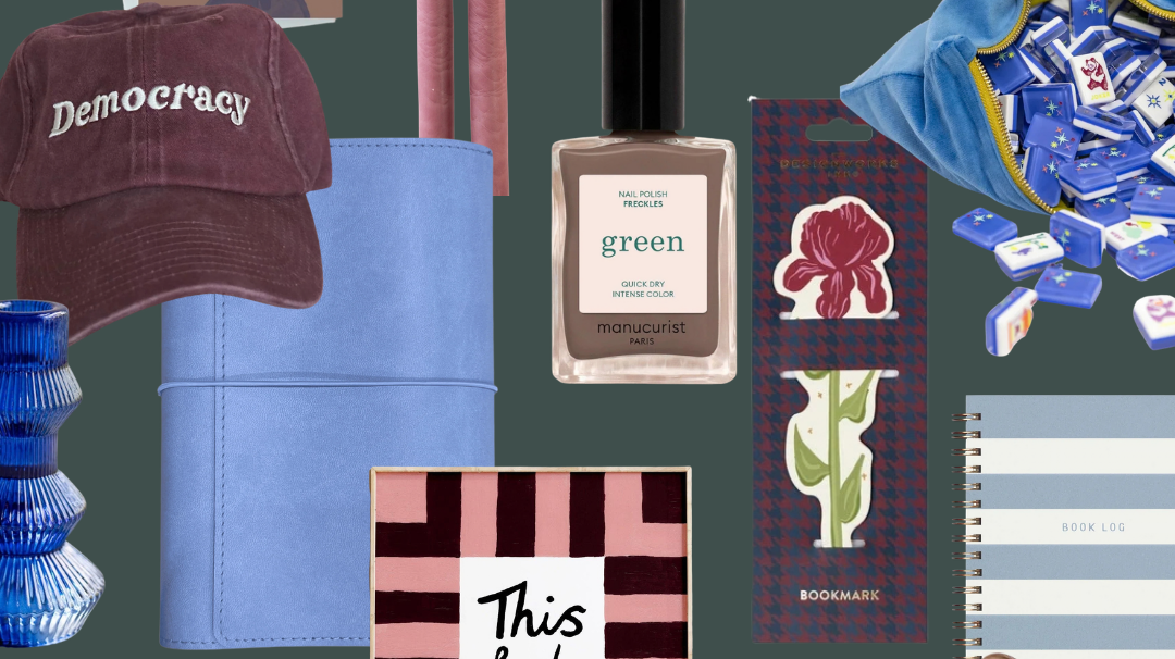 A Refreshing Fall Color Palette: Blue, Brown & Dusty Pink