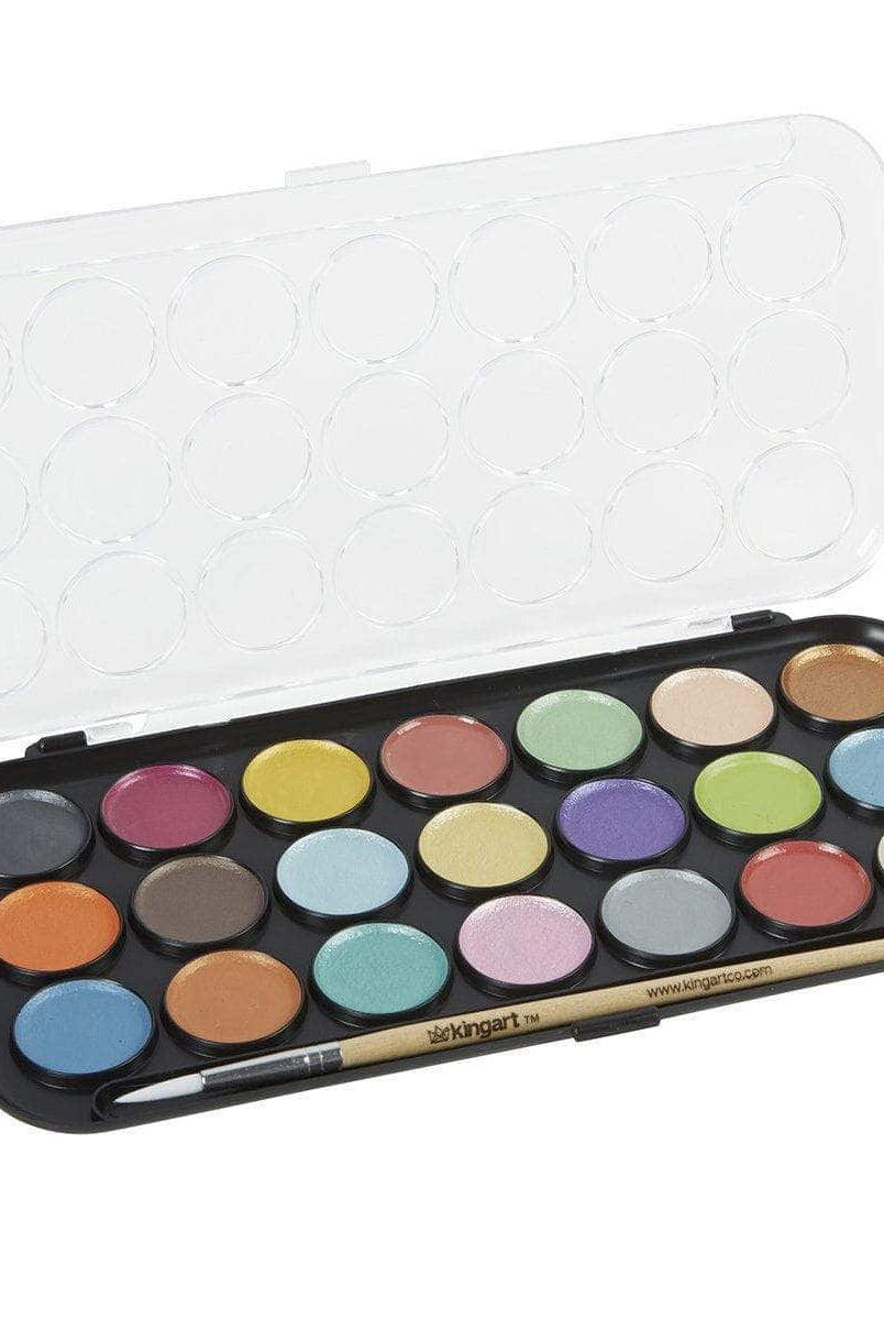 Watercolor Paint 21 Pearlescent Colors - Gather Goods Co.