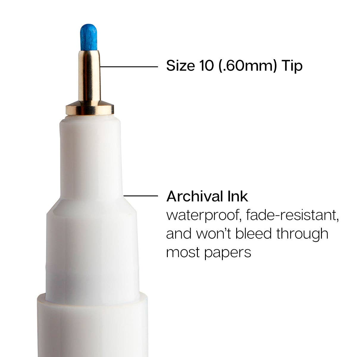 Inkline™ Fine Line Pens, 8 Colors Size 10 - Gather Goods Co.