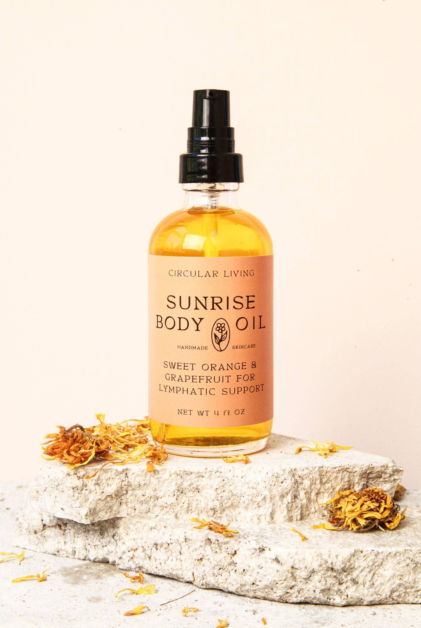 Sunrise Body Oil, Sweet Orange & Grapefruit, 2oz - Gather Goods Co.