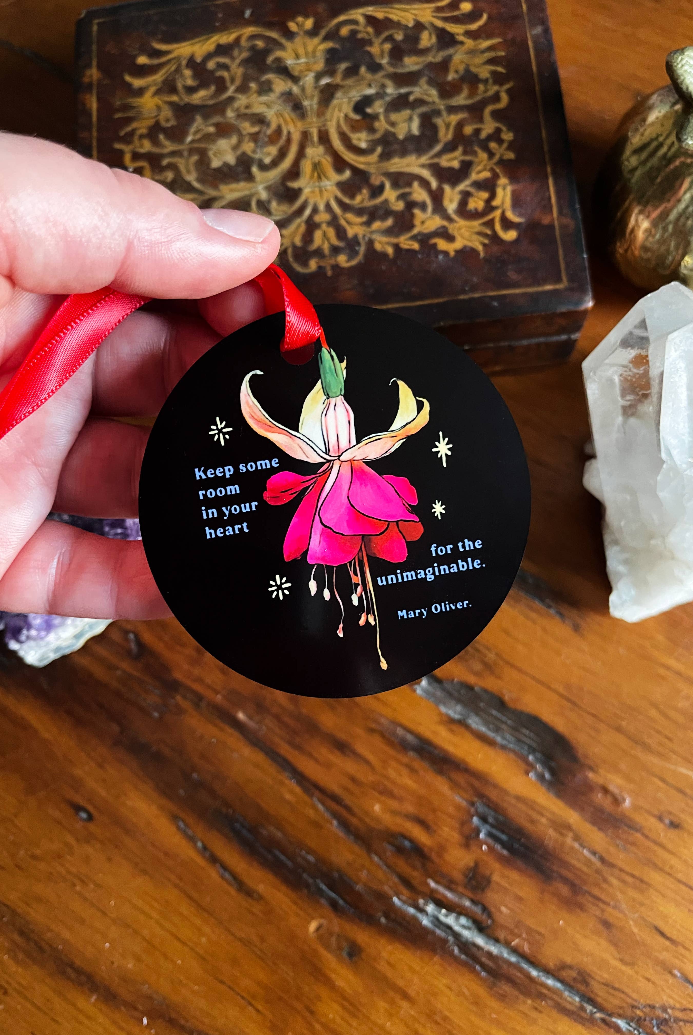 Ornament: Mary Oliver Quote - Gather Goods Co.