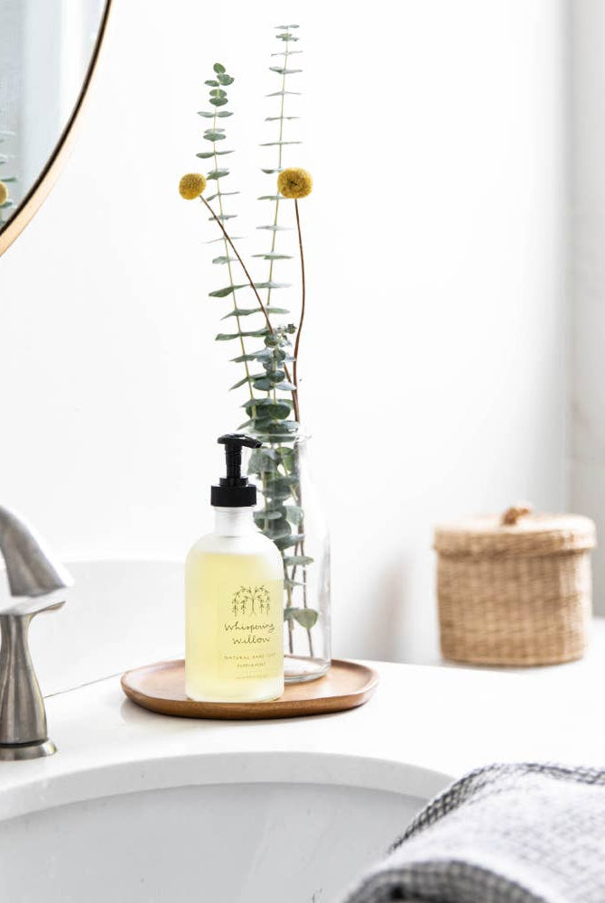 Eucalyptus & Mint Hand Soap - 8oz Glass Bottle - Gather Goods Co.