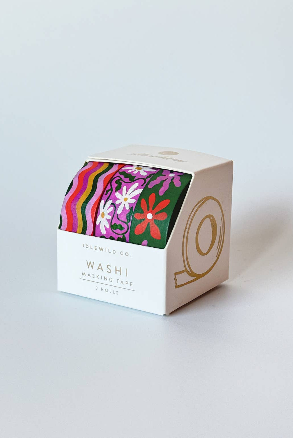 Washi Tape, Set of 3 | Wavy Daisy - Gather Goods Co.