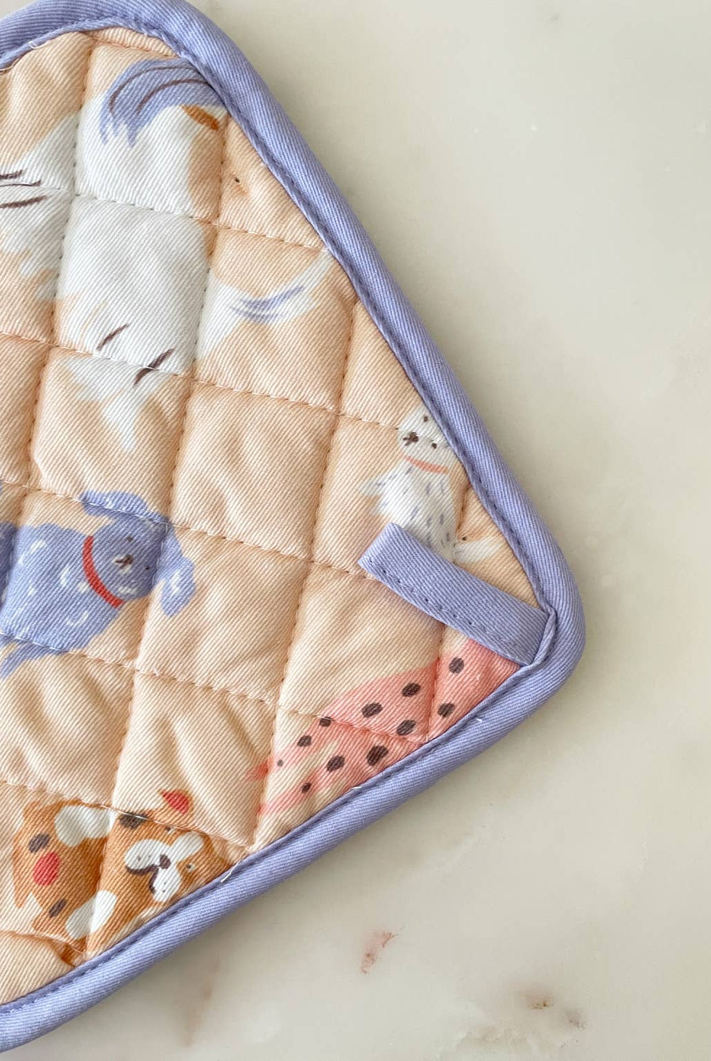 Cotton Oven Mitt + Pot Holder Set | Dogs - Gather Goods Co.