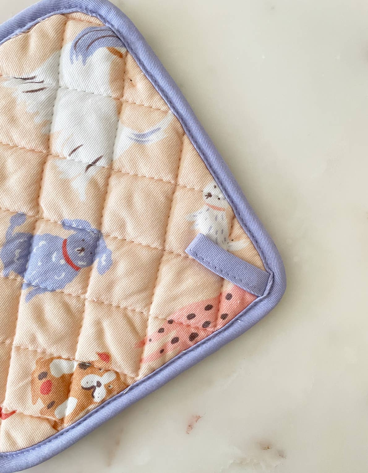 Cotton Oven Mitt + Pot Holder Set | Dogs - Gather Goods Co.