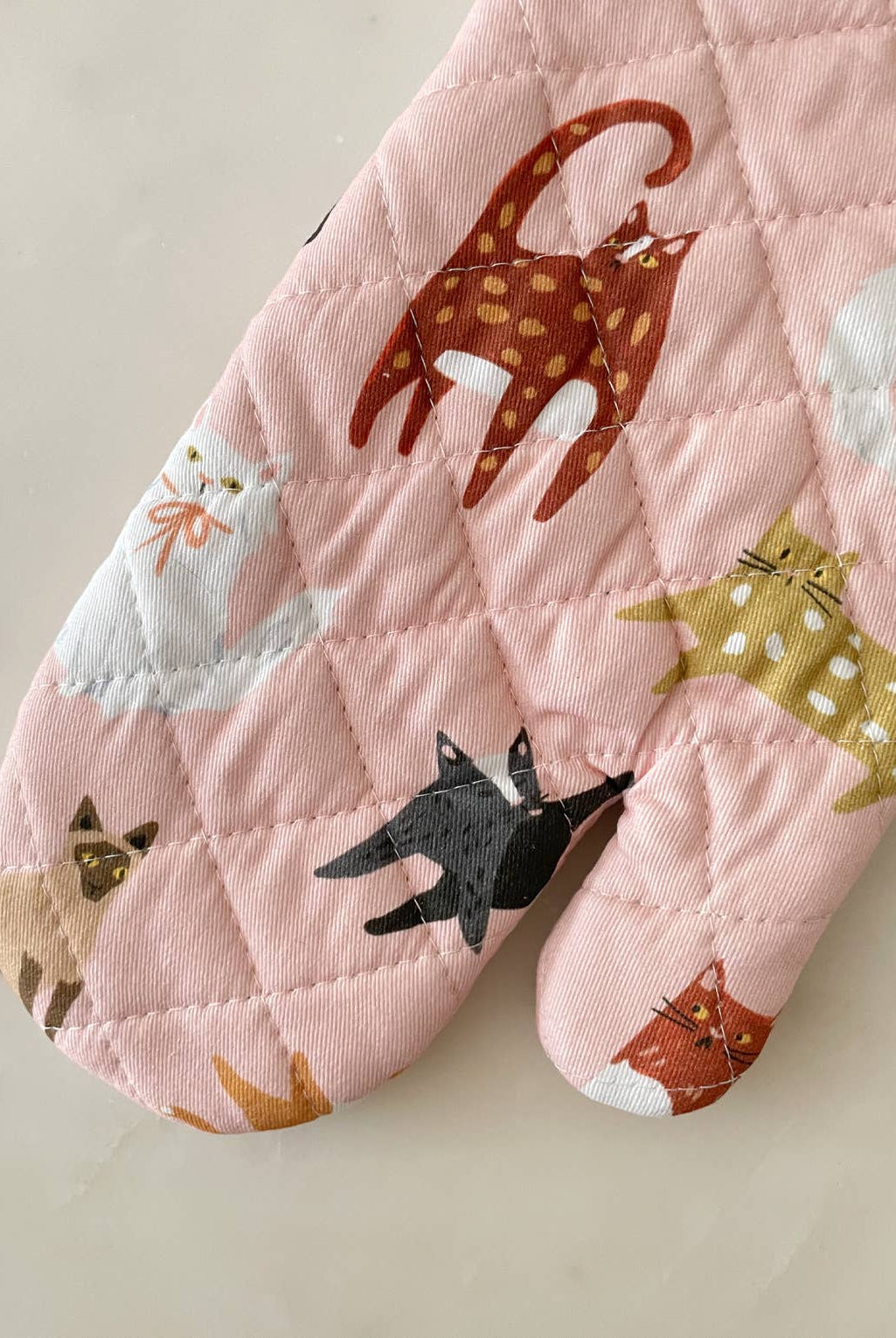 Cats Cotton Oven Mitt + Pot Holder Set - Gather Goods Co.