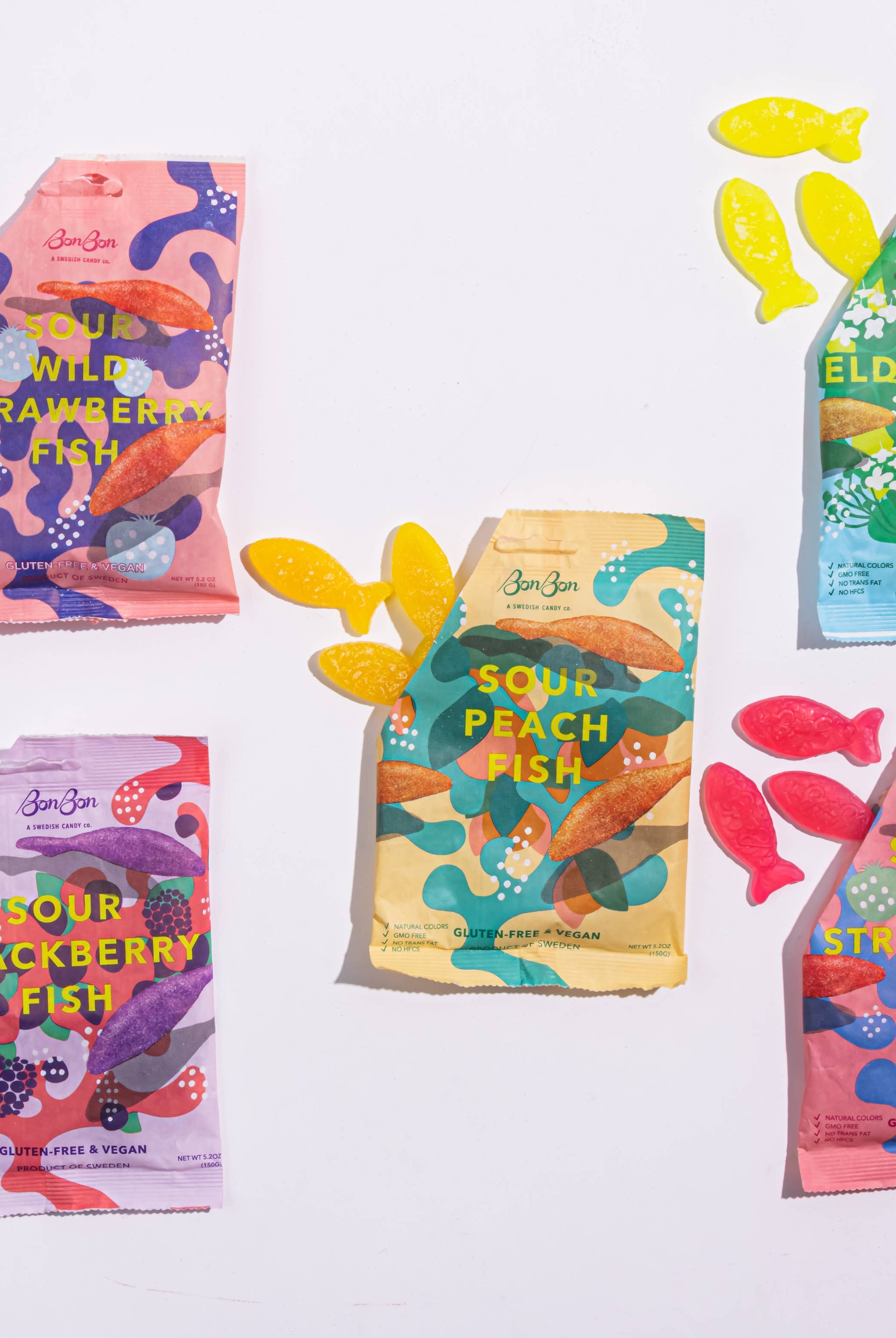 Sour Blackberry Swedish Fish Vegan & Gluten Free Candy - Gather Goods Co.