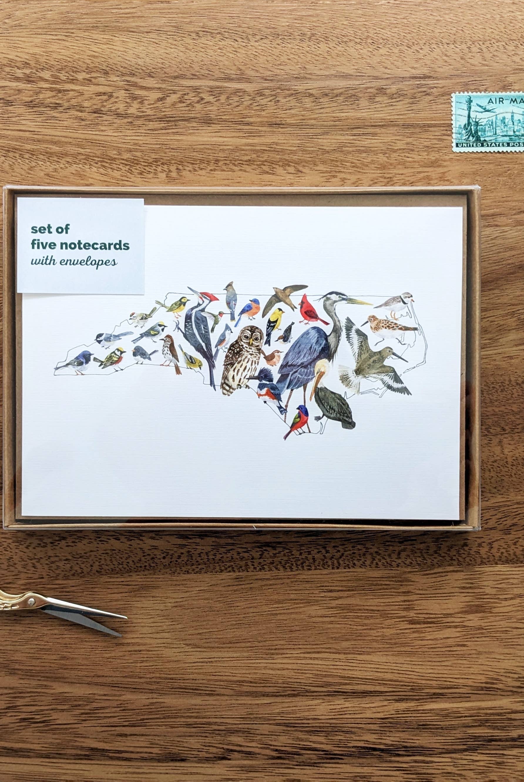 North Carolina Birds Notecard Set - Gather Goods Co.