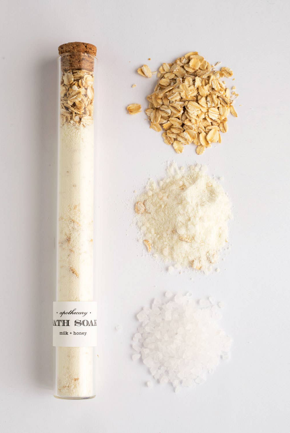 Bath Soak Bath Salts in Milk + Honey, 2 oz Tube - Gather Goods Co.