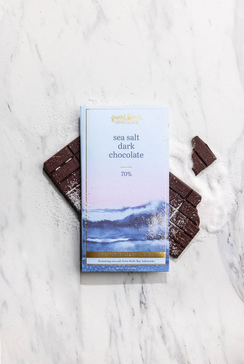 Sea Salt Chocolate Bar - Gather Goods Co.