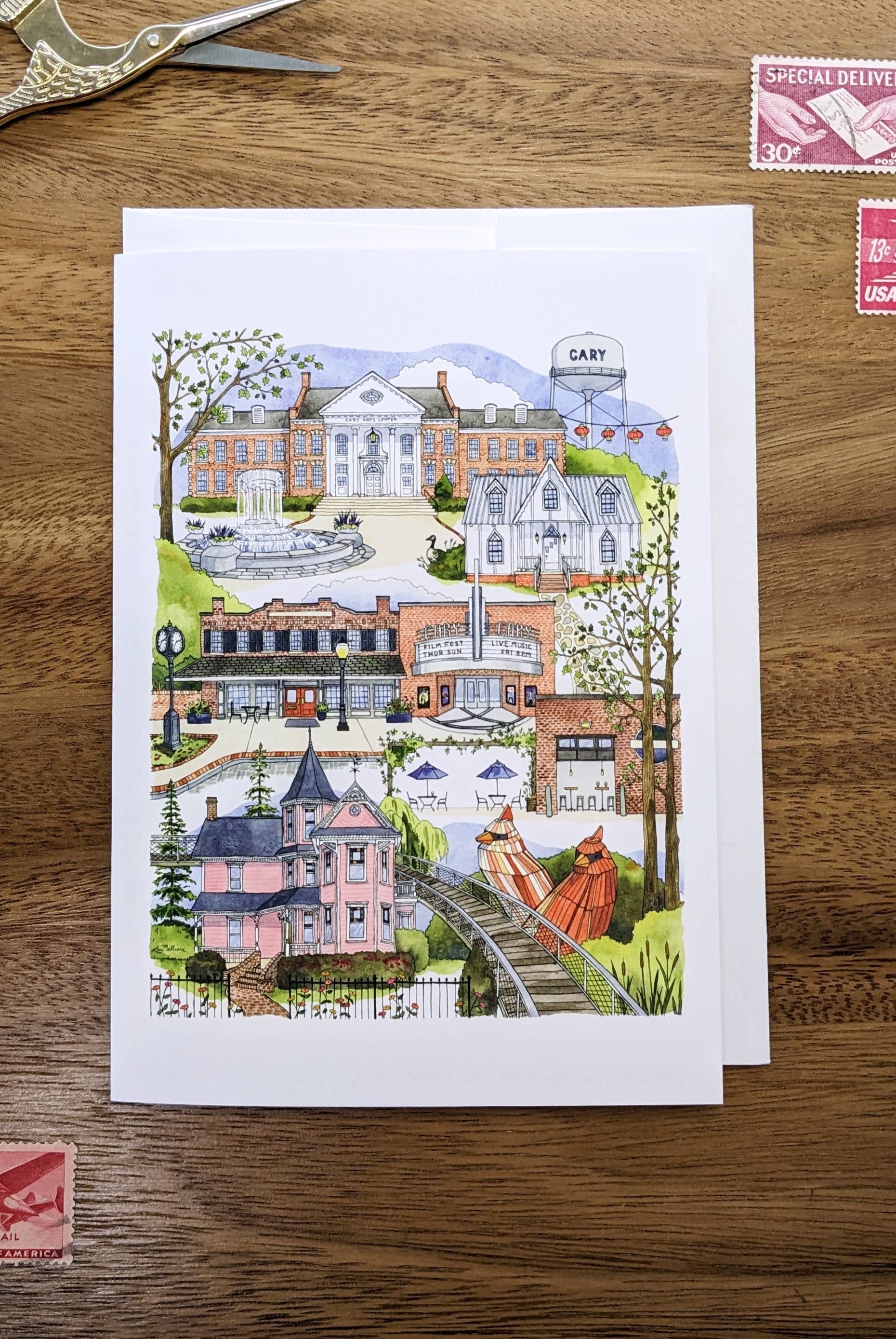 Cary, North Carolina notecard - Gather Goods Co.