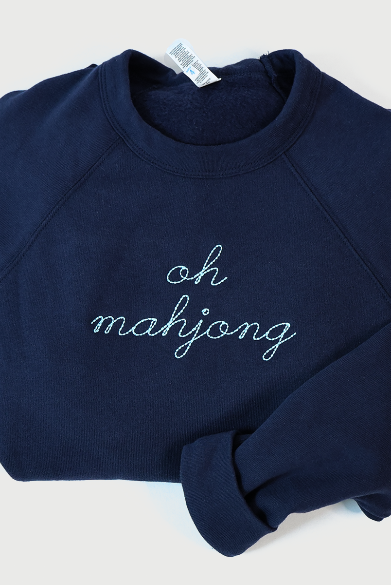 Oh Mahjong Raglan Sweatshirt - Gather Goods Co.
