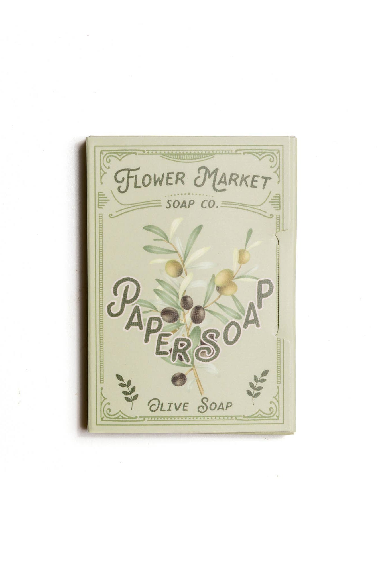 Paper Soap – Olive Oil, Travel Size, 50 Sheets - Gather Goods Co.
