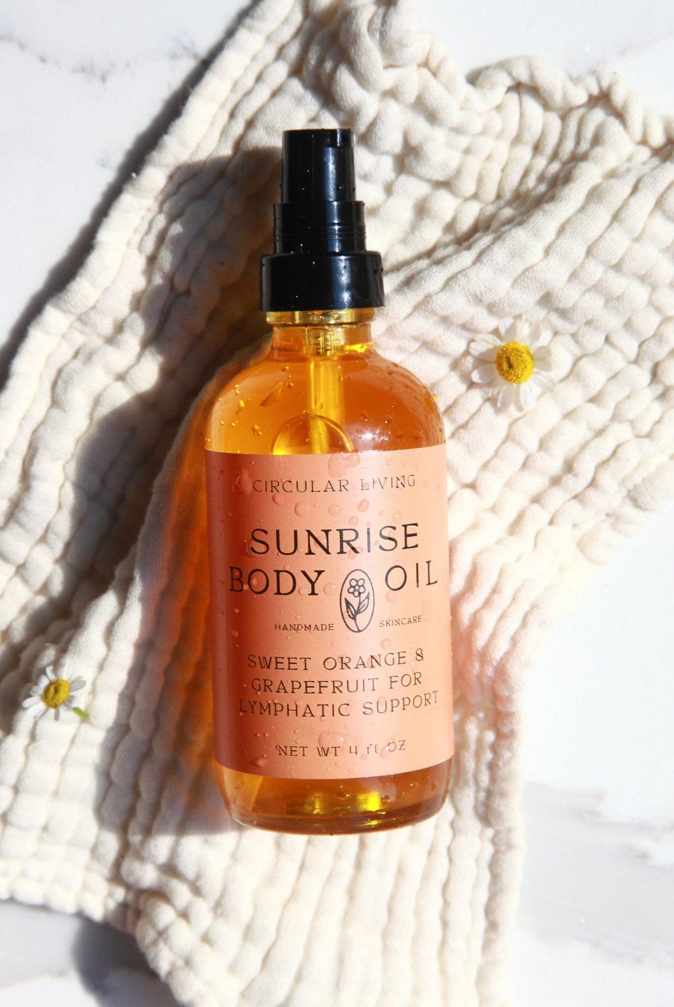 Sunrise Body Oil, Sweet Orange & Grapefruit, 2oz - Gather Goods Co.