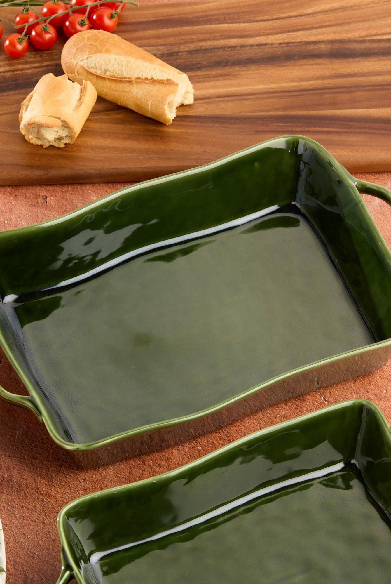 Harvest Fields Large Rectangular Baker 16x10.25x3in - Gather Goods Co.
