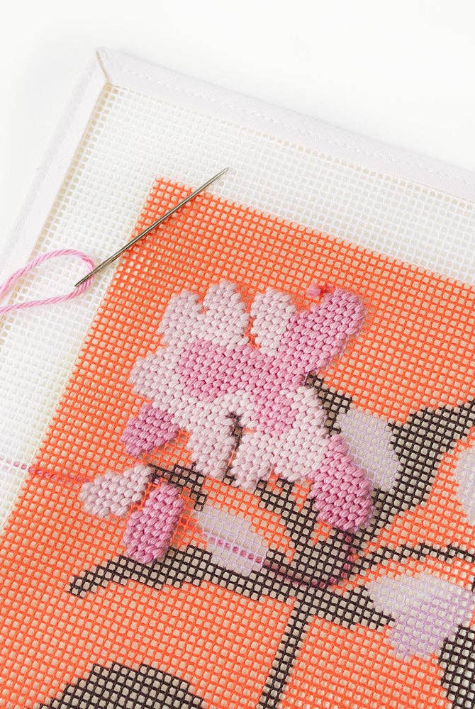 Joe Pye Weed Needlepoint Kit - Gather Goods Co.