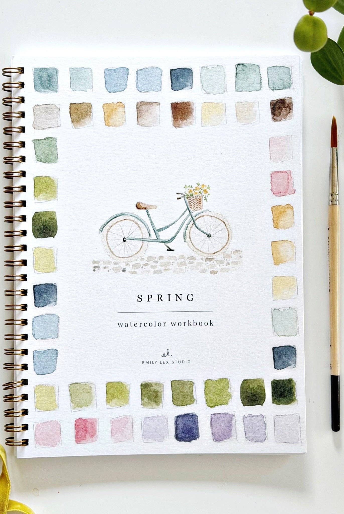 Spring watercolor workbook - Gather Goods Co.