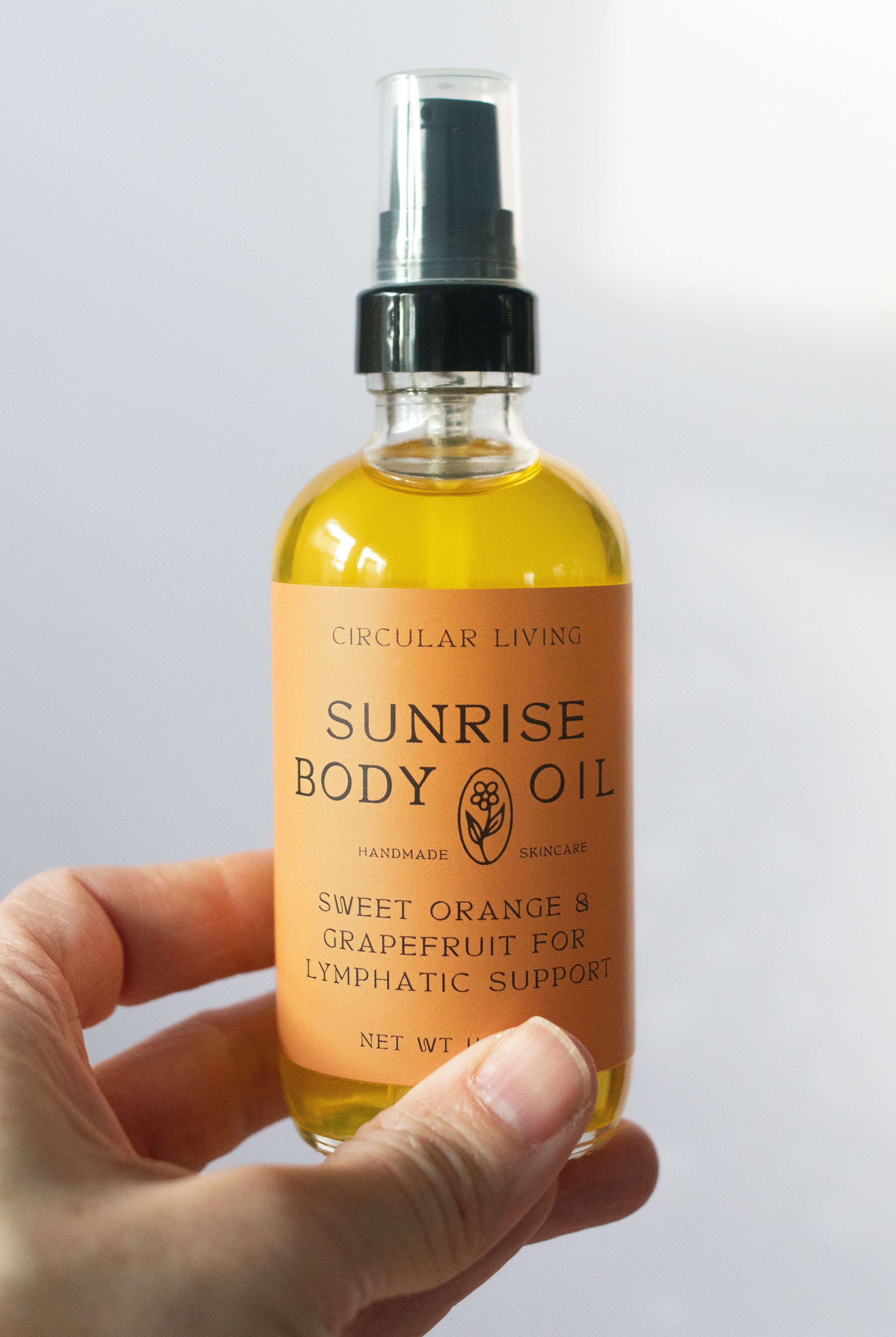 Sunrise Body Oil, Sweet Orange & Grapefruit, 2oz - Gather Goods Co.
