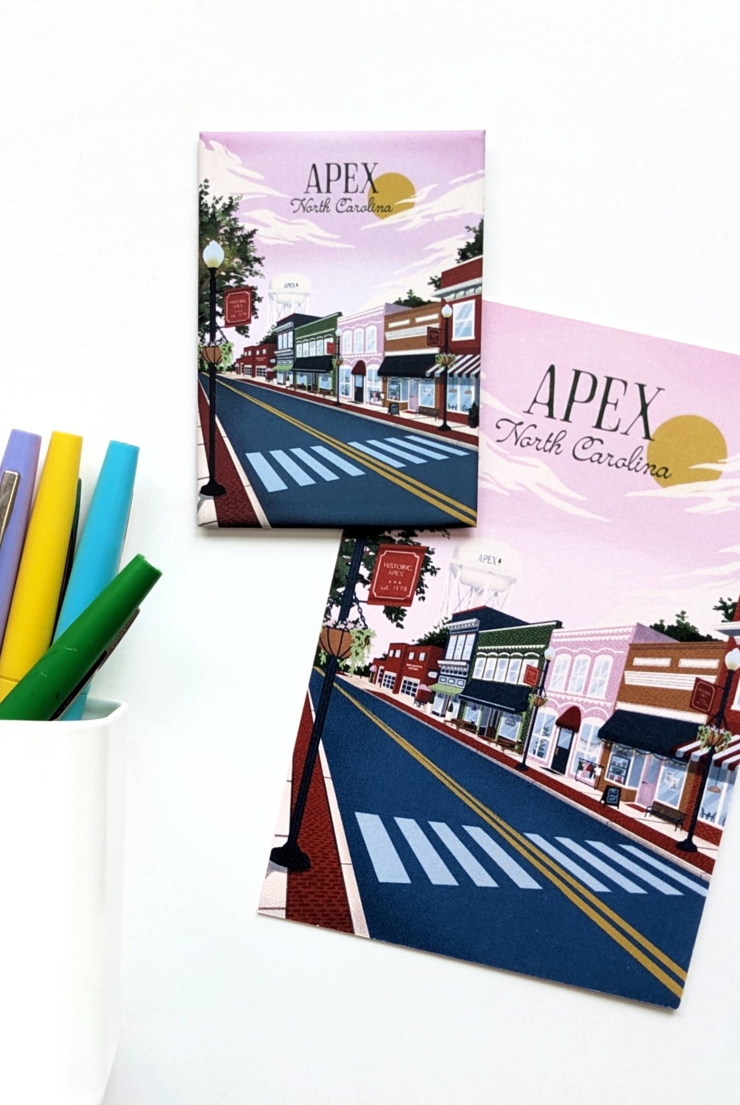 Apex, NC Souvenir Magnet - Gather Goods Co.