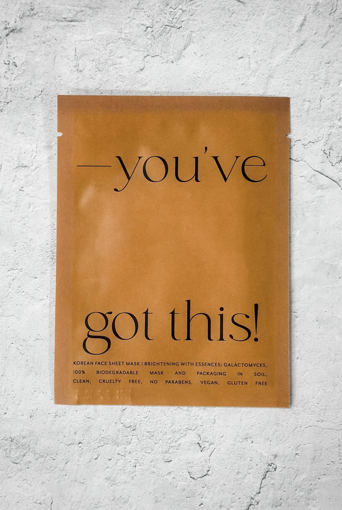 Korean Sheet Mask - You've Got This - Gather Goods Co.