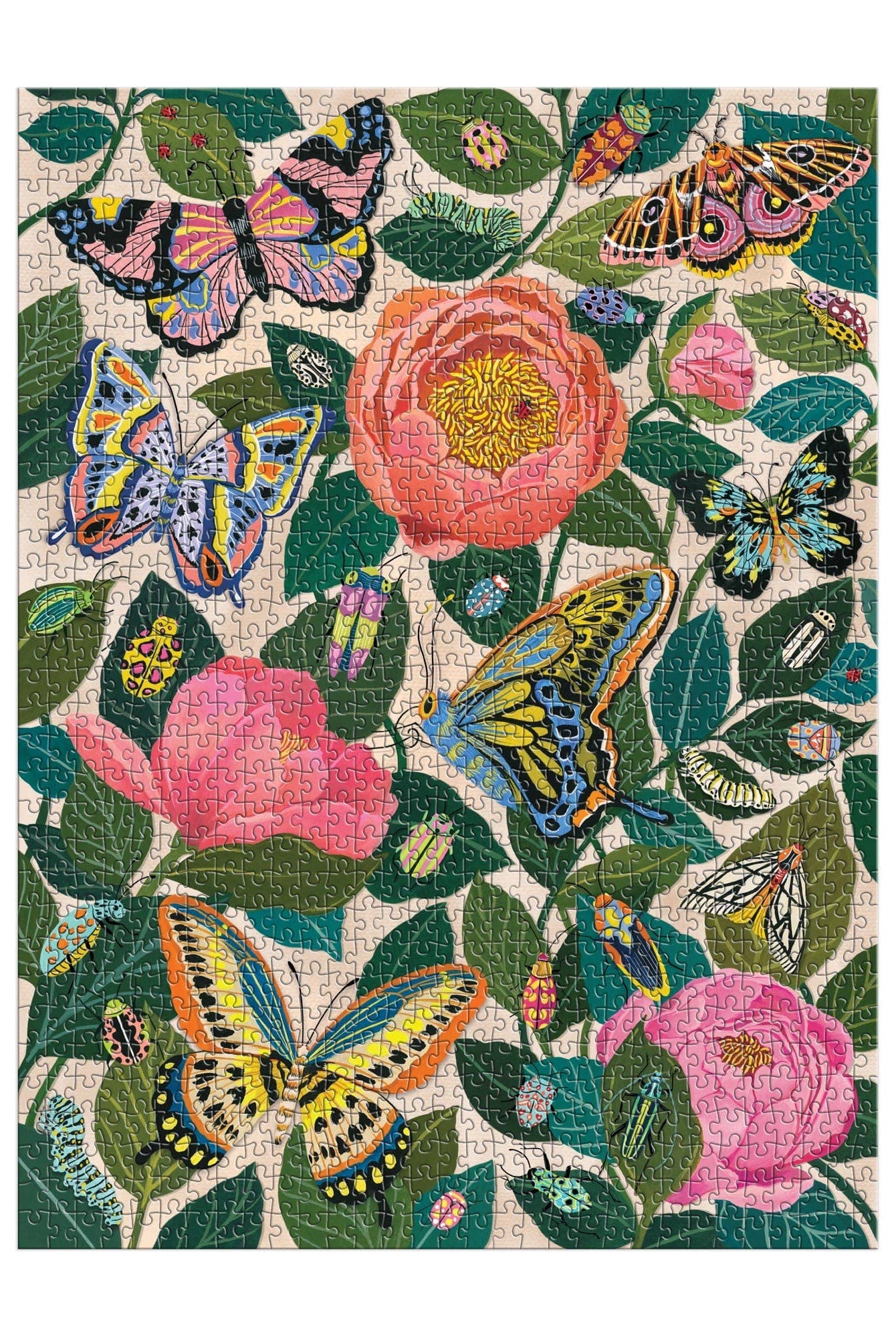 Between the Blooms 1000 Piece Foil Puzzle - Gather Goods Co.