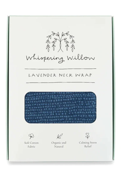 Lavender Neck Wrap - Deep Blue Color - Gather Goods Co.