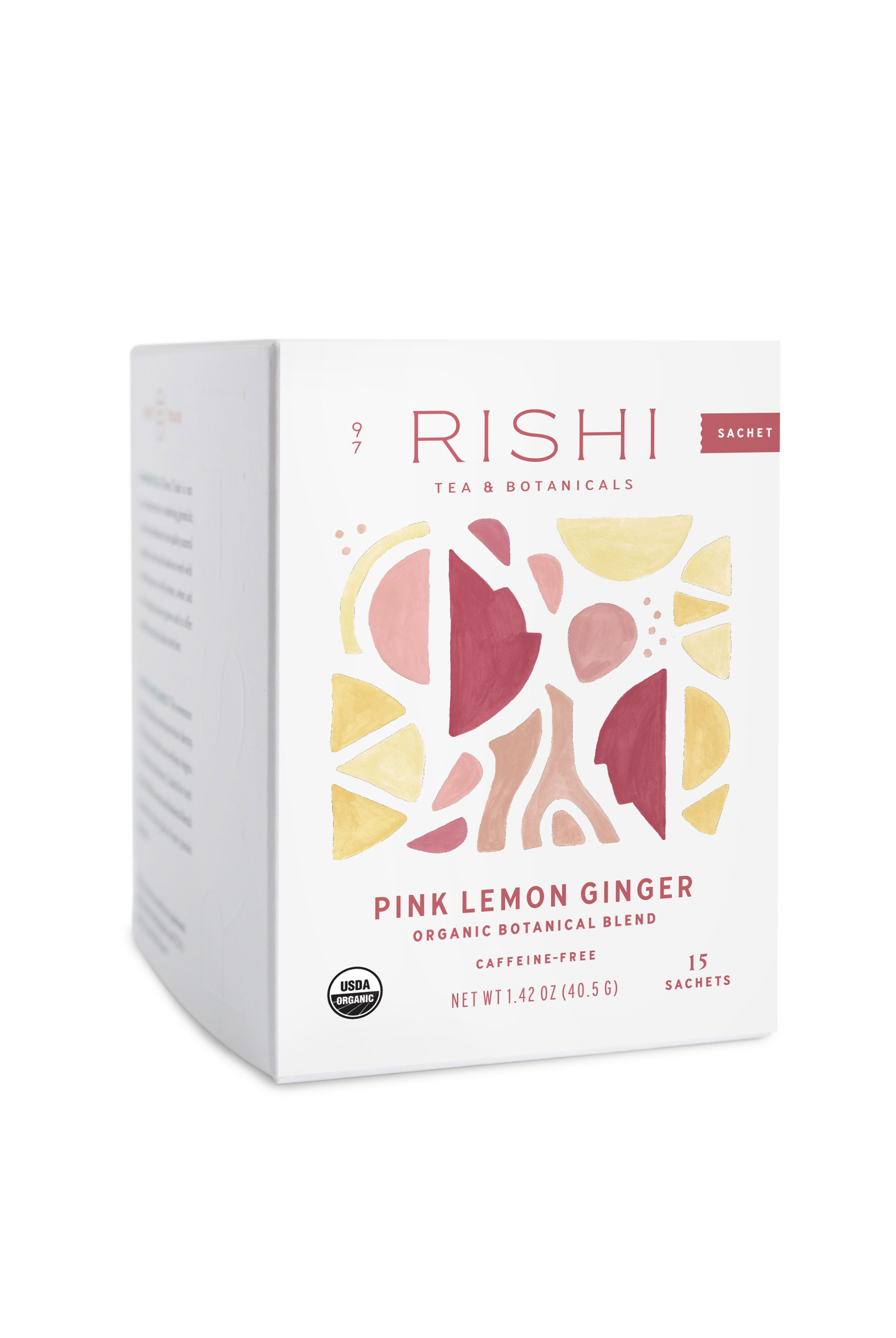 Pink Lemon Ginger Organic Herbal Tea Sachets - Gather Goods Co.