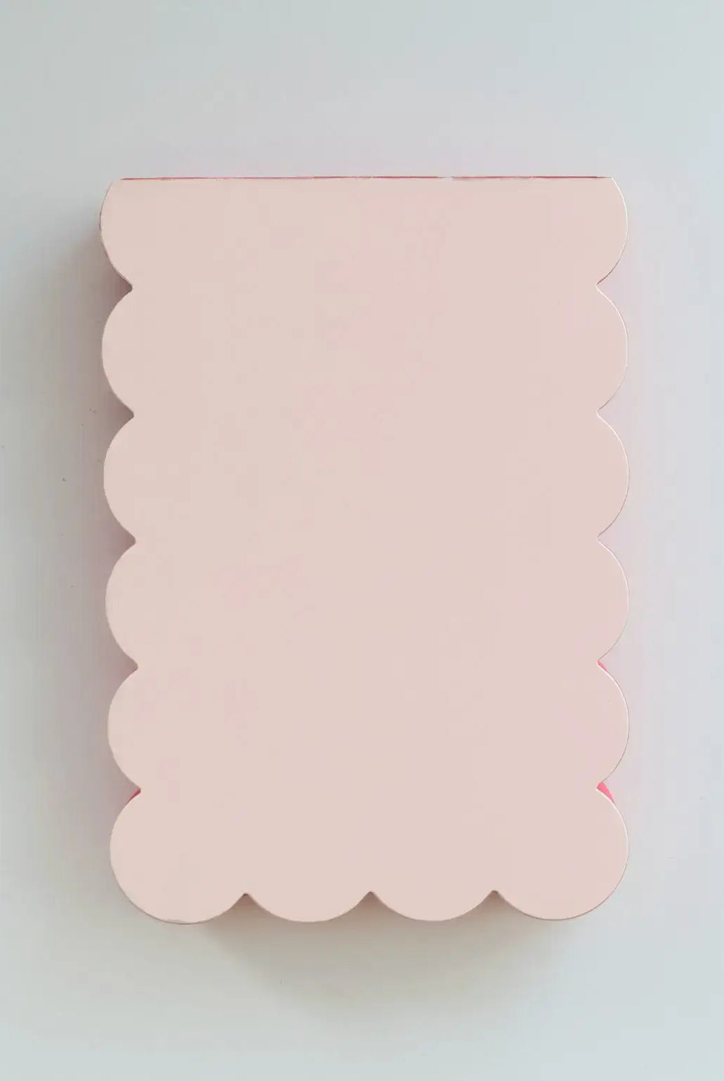 Scalloped Shaped Notepad | Peach + Persimmon Edge - Gather Goods Co.