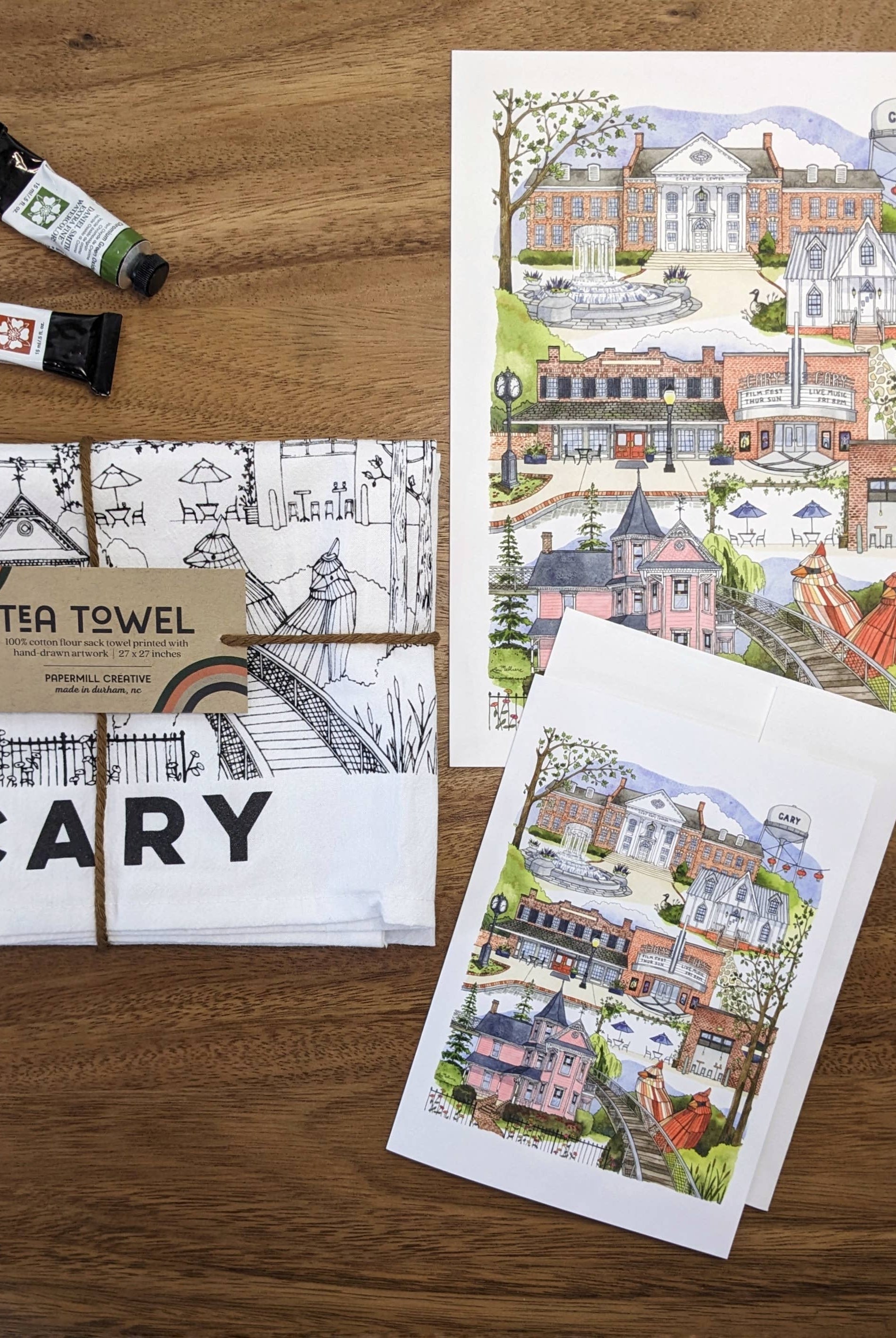 Cary, North Carolina notecard - Gather Goods Co.