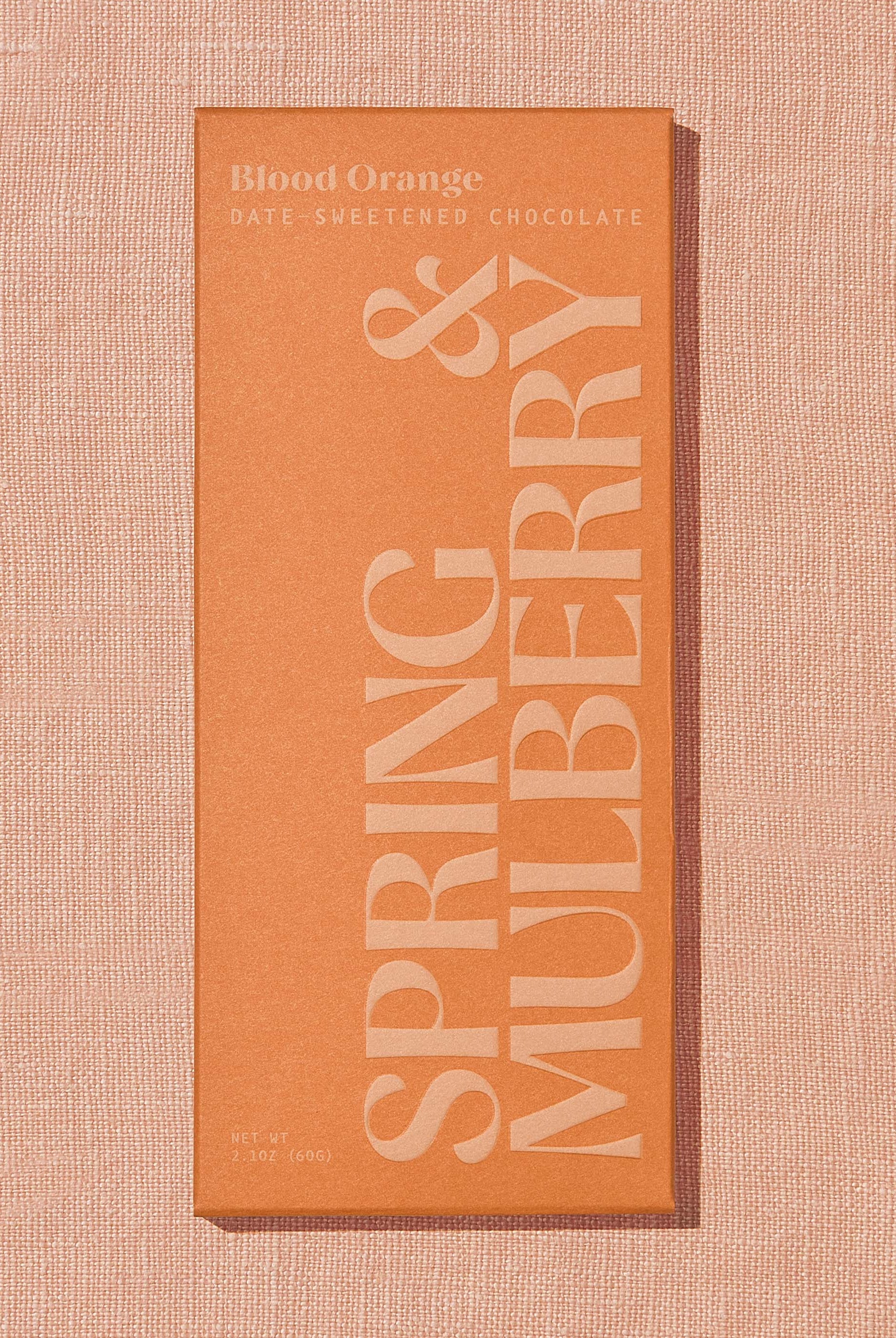 Blood Orange Date-Sweetened Dark Chocolate - Gather Goods Co.