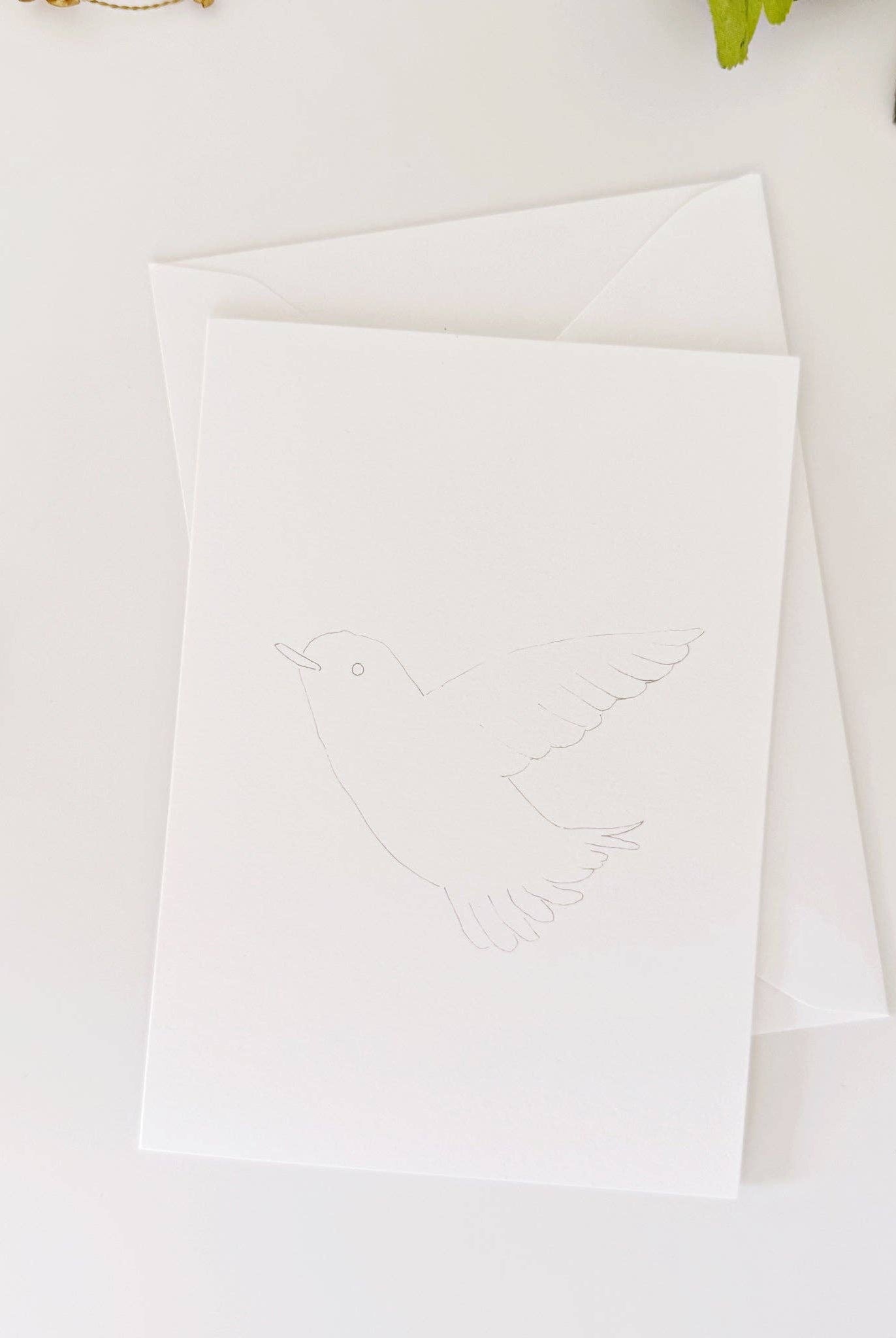 Backyard birds paintable notecards - Gather Goods Co.