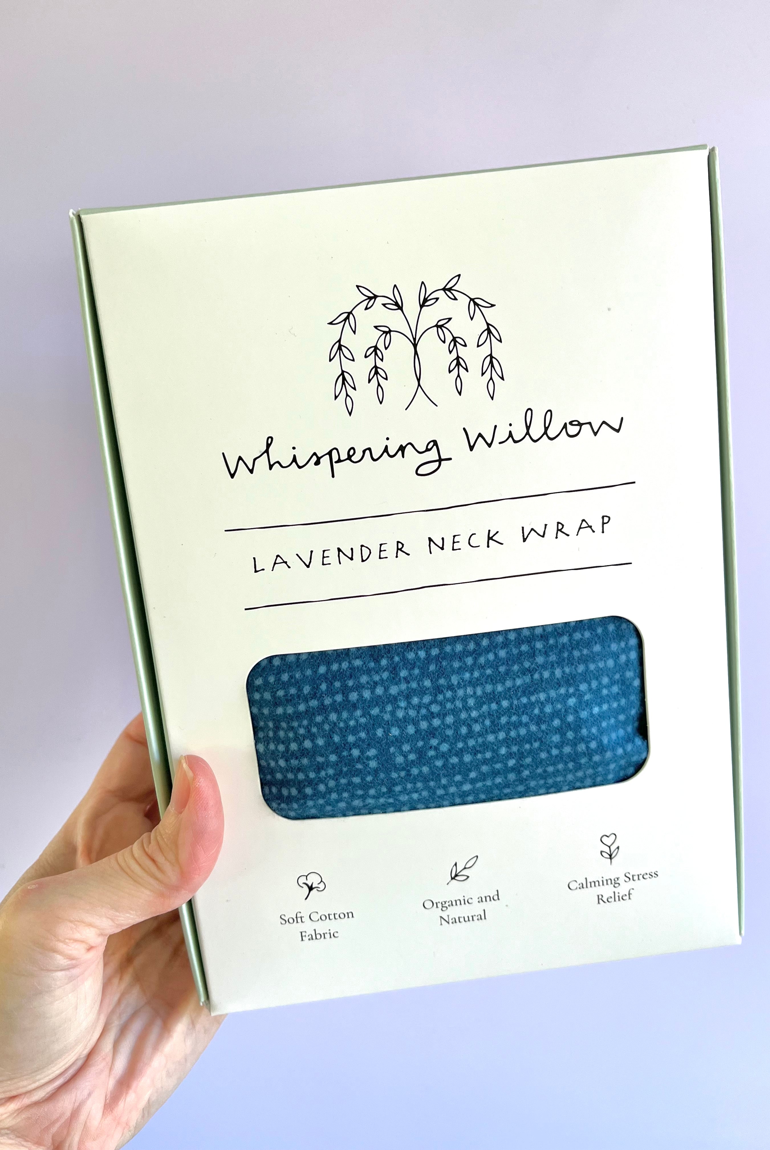 Lavender Neck Wrap - Deep Blue Color - Gather Goods Co.