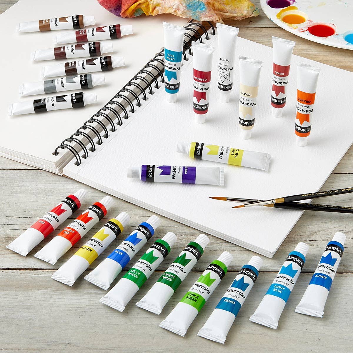 Watercolor Paint 24 Colors - Gather Goods Co.