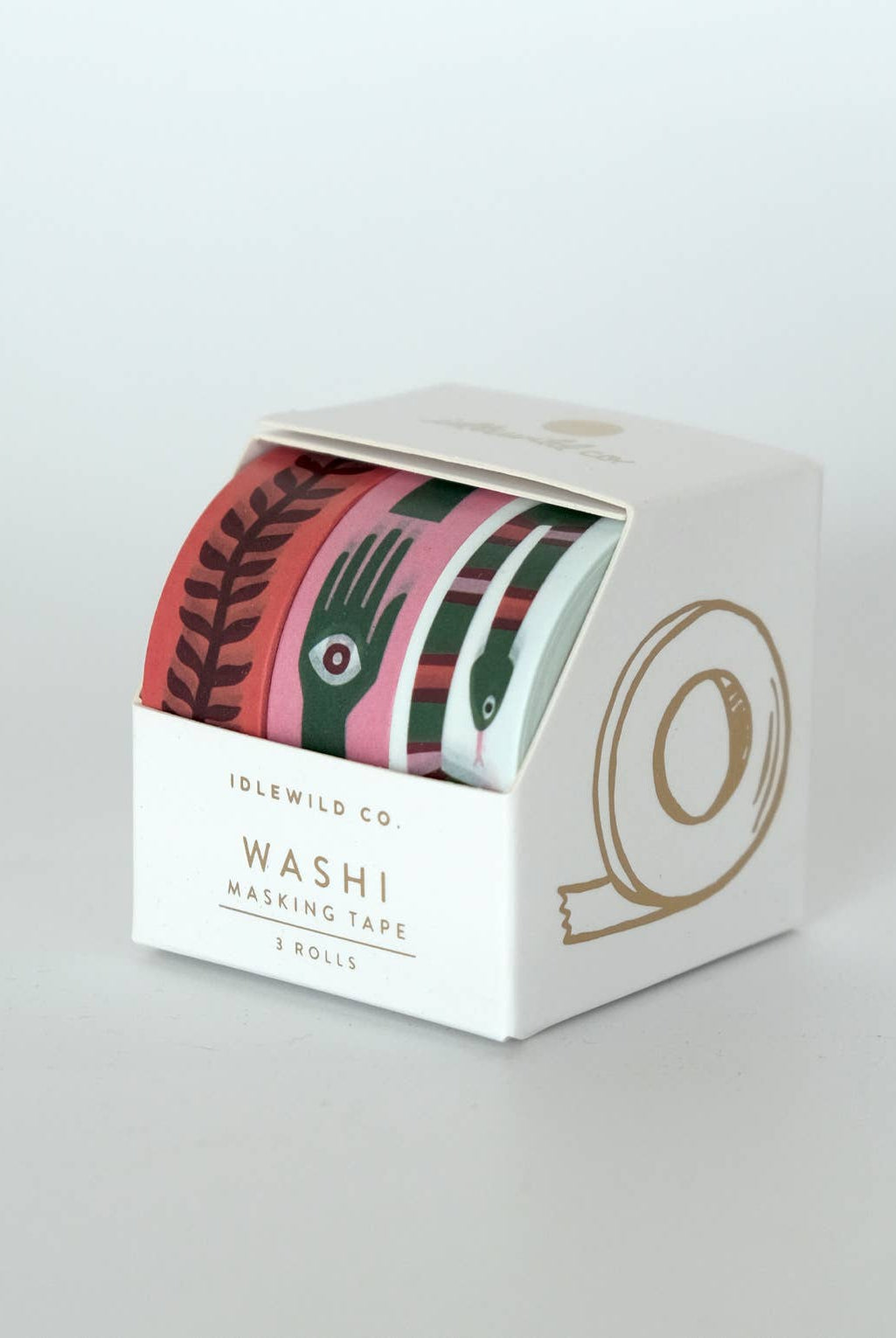 Folk Art Prints Washi Tape, Set of 3 - Gather Goods Co.