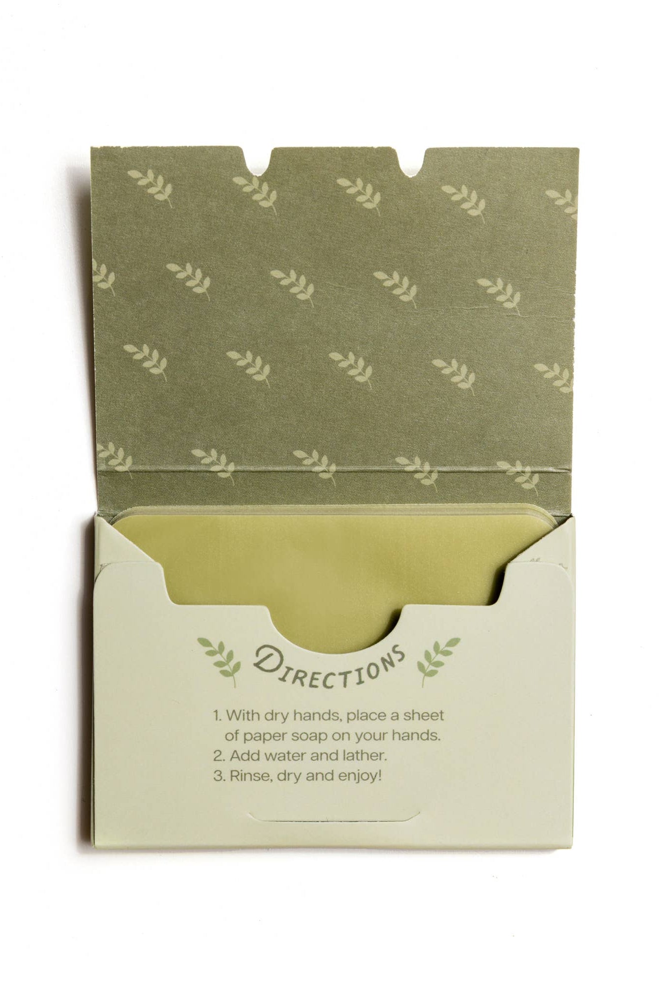 Paper Soap – Olive Oil, Travel Size, 50 Sheets - Gather Goods Co.
