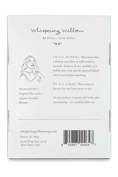 Lavender Neck Wrap - Deep Blue Color - Gather Goods Co.