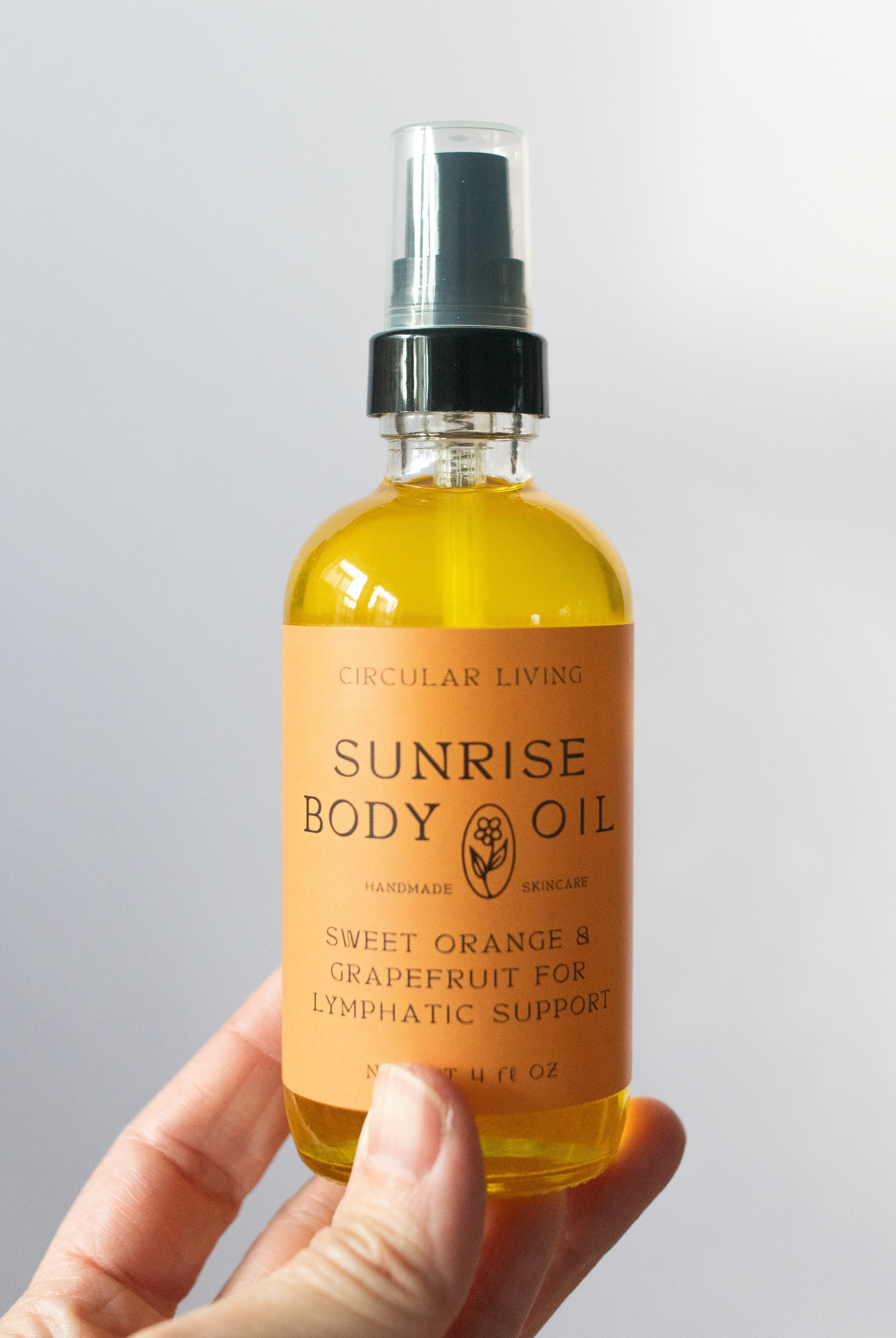 Sunrise Body Oil, Sweet Orange & Grapefruit, 2oz - Gather Goods Co.