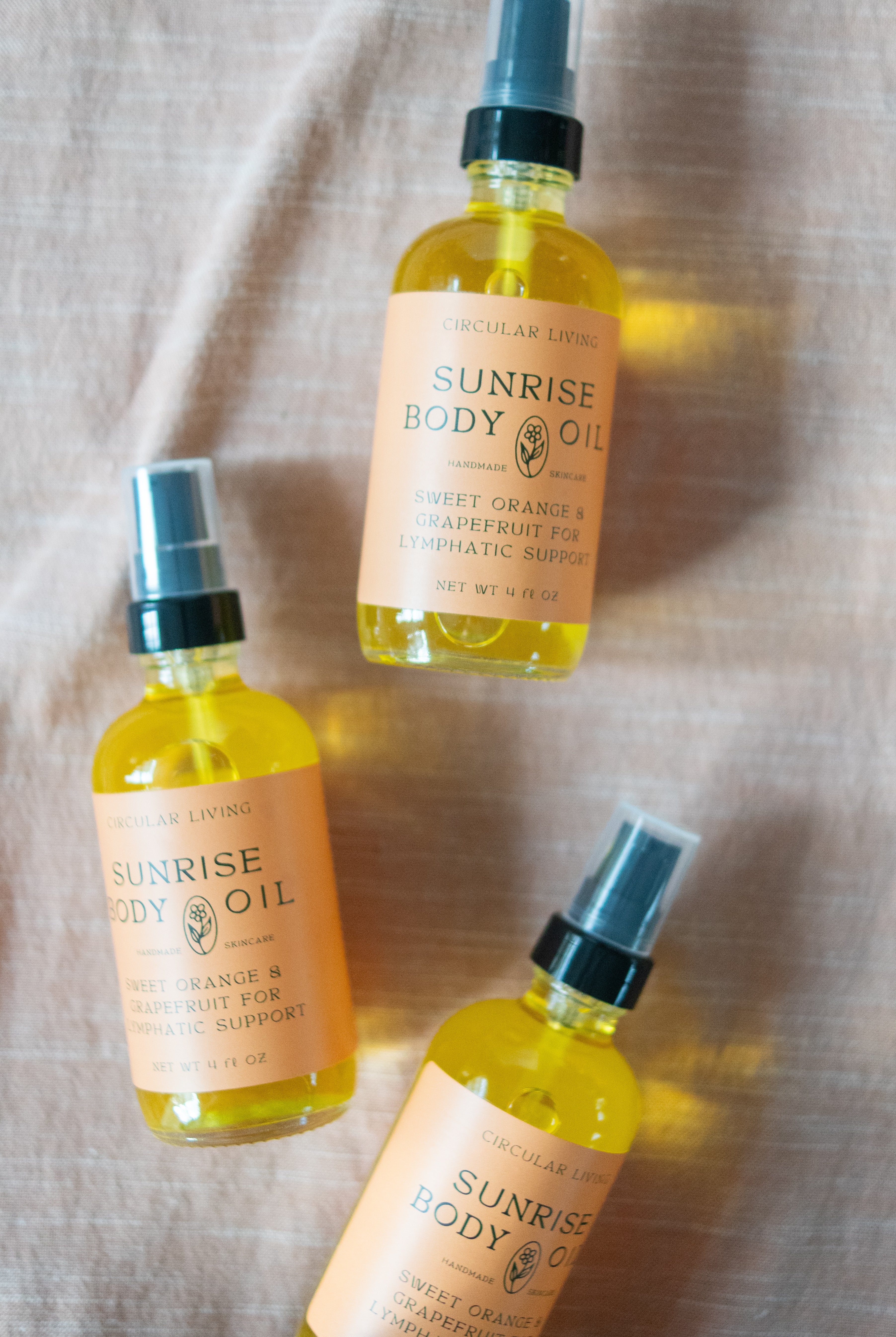 Sunrise Body Oil, Sweet Orange & Grapefruit, 2oz - Gather Goods Co.