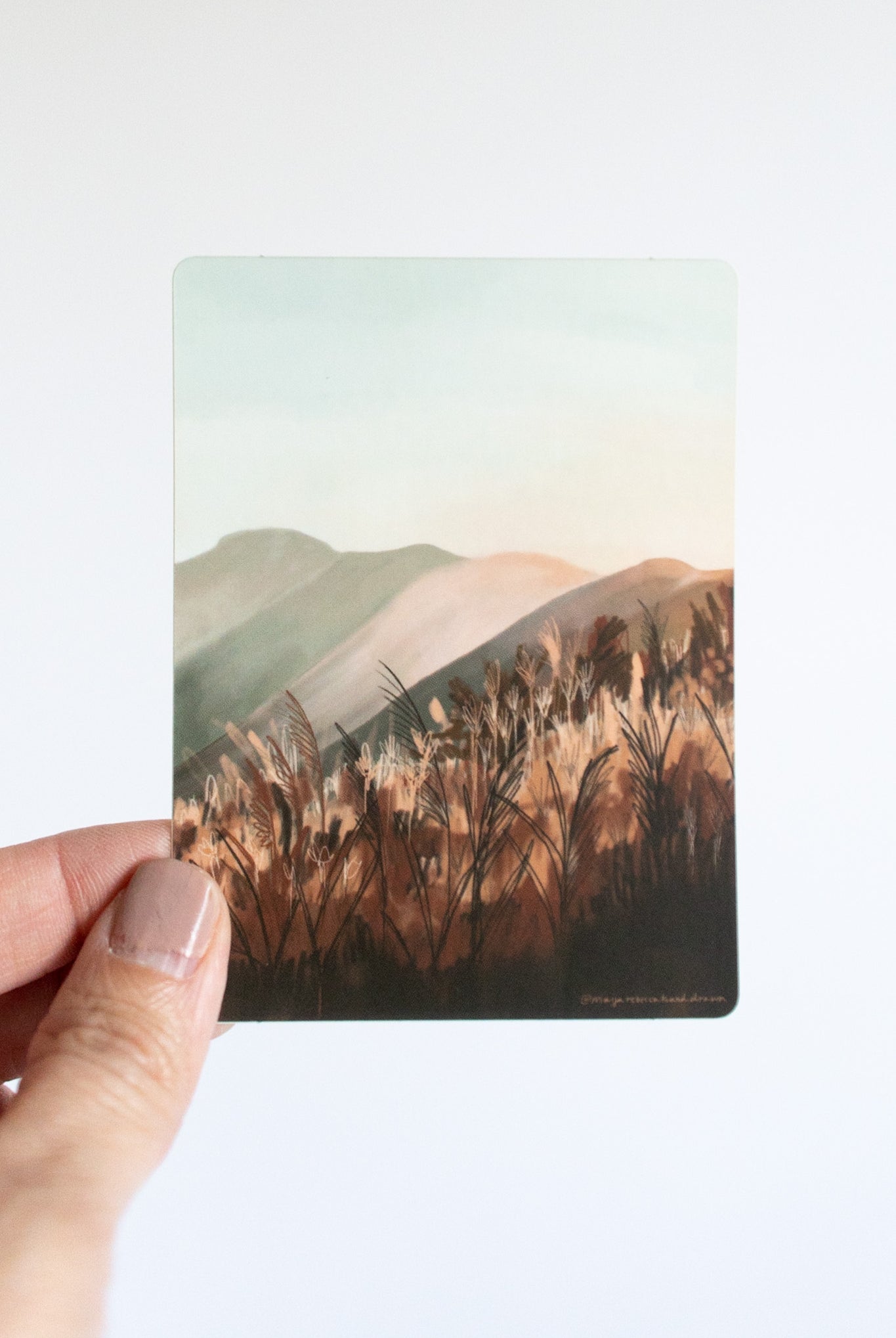 Pink Hills Sticker - Gather Goods Co.