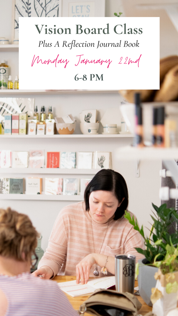 Vision Board Class with Reflection Journal Gather Goods Co.