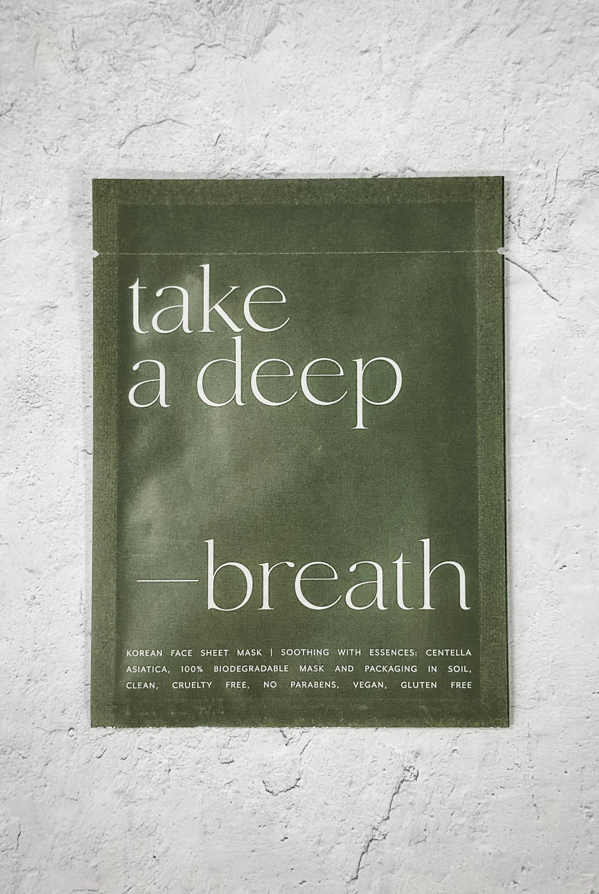 Korean Sheet Mask - Take a Deep Breath - Gather Goods Co.