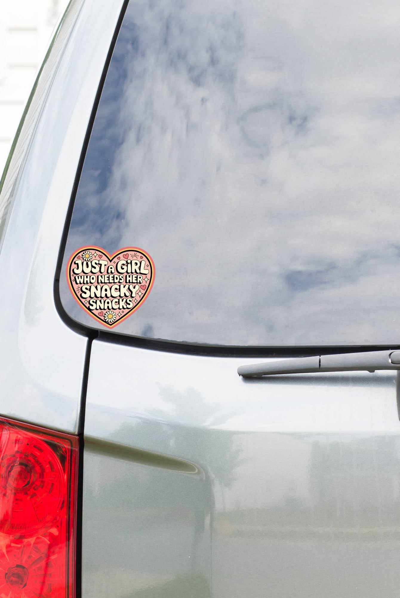 Just A Girl Who Needs Her Snacky Snacks Sticker - Gather Goods Co.