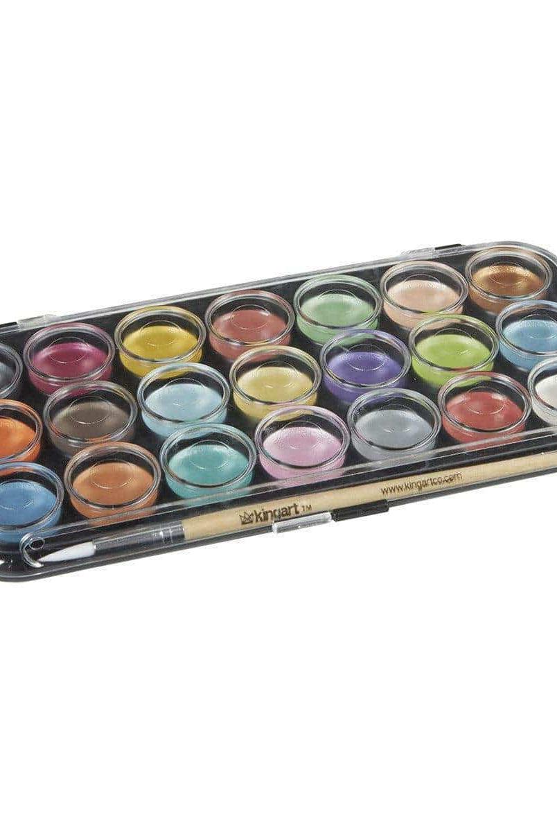 Watercolor Paint 21 Pearlescent Colors - Gather Goods Co.