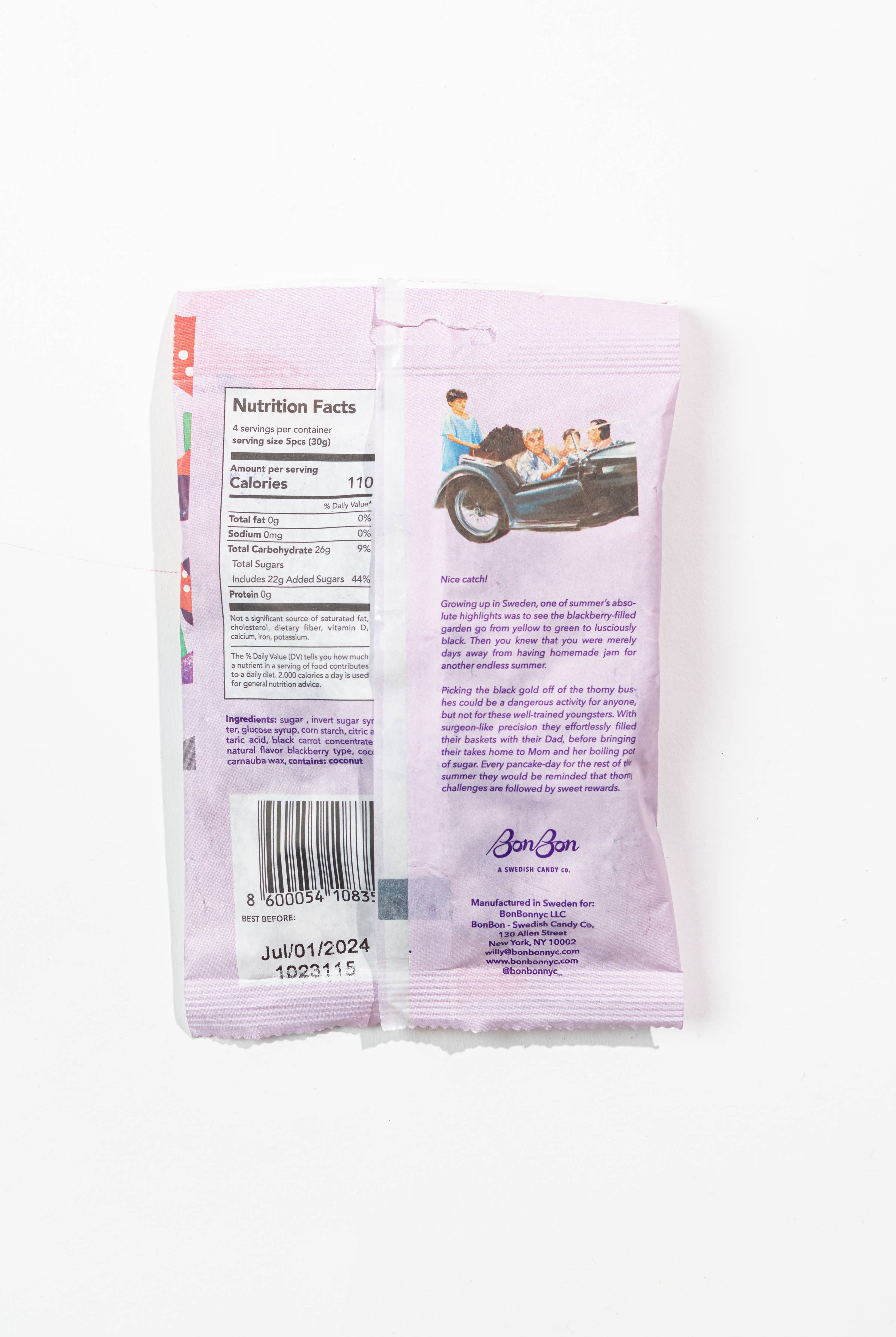 Sour Blackberry Swedish Fish Vegan & Gluten Free Candy - Gather Goods Co.