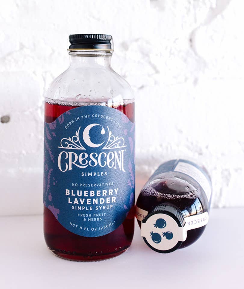 Blueberry Lavender Simple Syrup - Gather Goods Co.