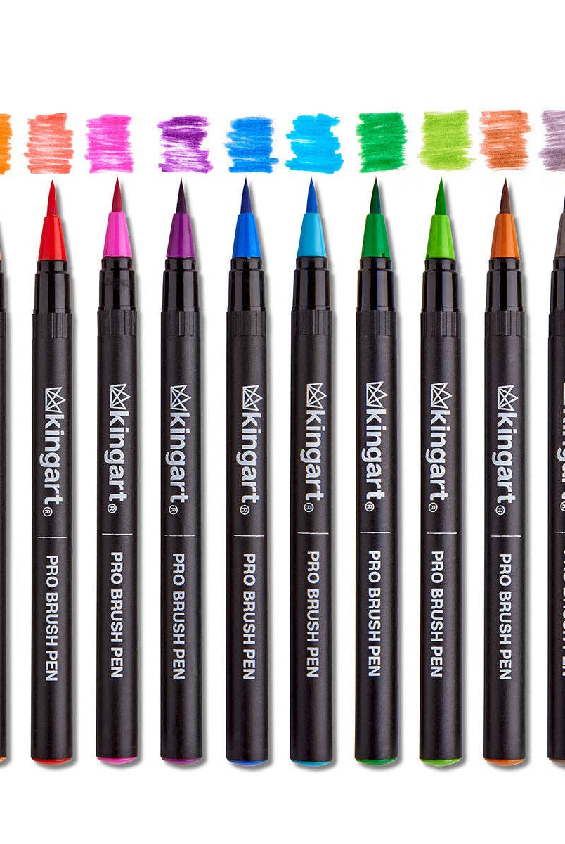 Real Watercolor Brush Pens 48 Colors - Gather Goods Co.