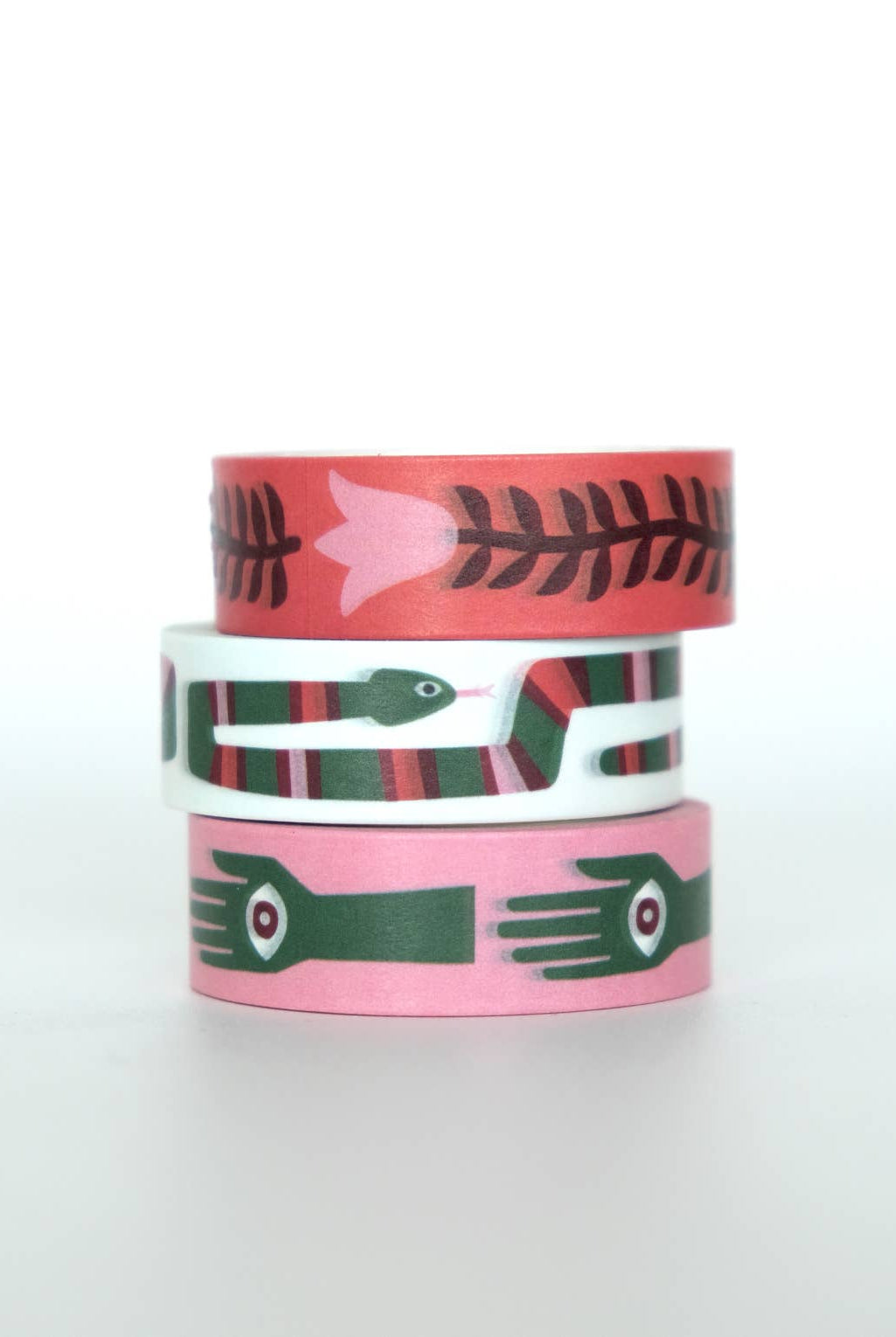Folk Art Prints Washi Tape, Set of 3 - Gather Goods Co.