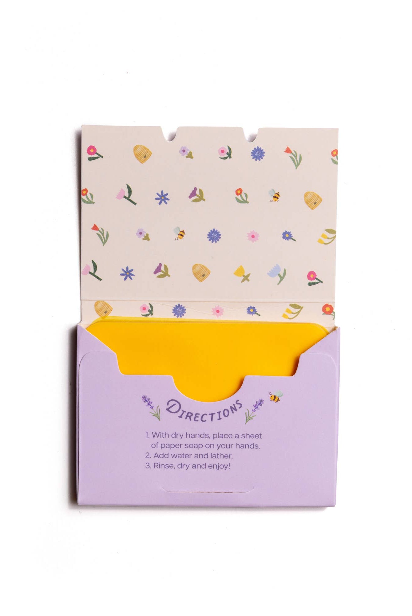 Paper Soap – Lavender Honey Scent, Travel Size, 50 Sheets - Gather Goods Co.